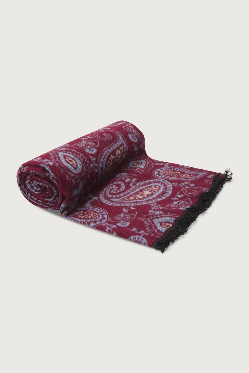 The Scarf Paisley Granate-2