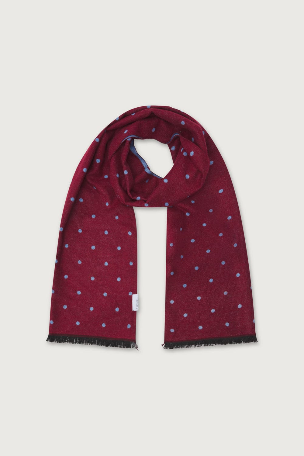 The Scarf Dots Granate
