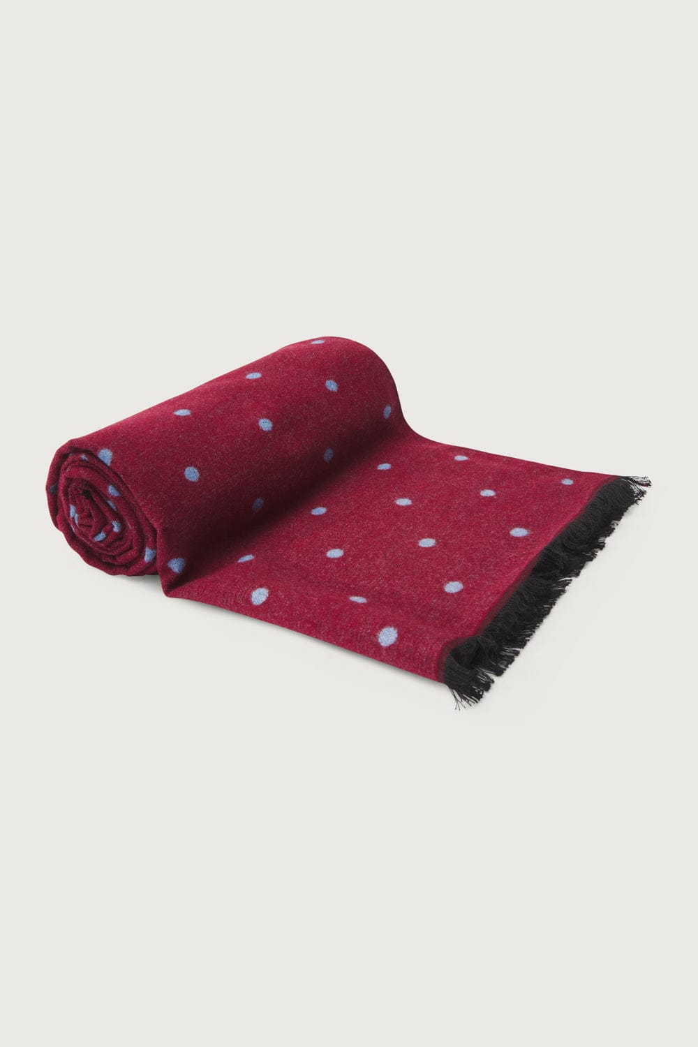 The Scarf Dots Granate