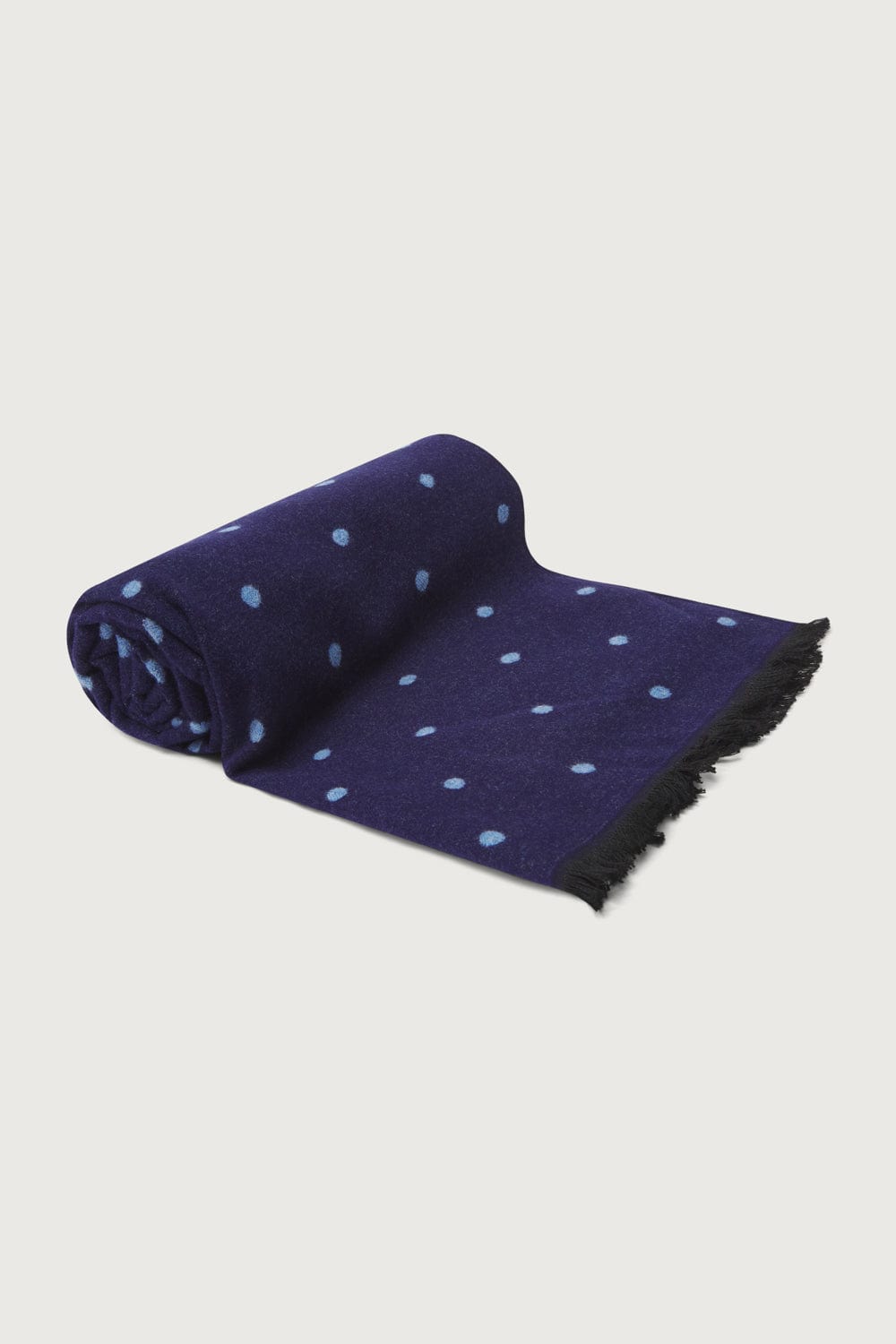 The Scarf Dots Azul-2