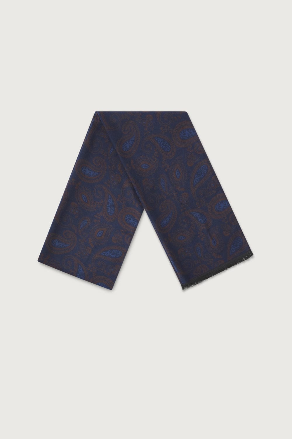 The Scarf Paisley Azul y Marron-zoom-4