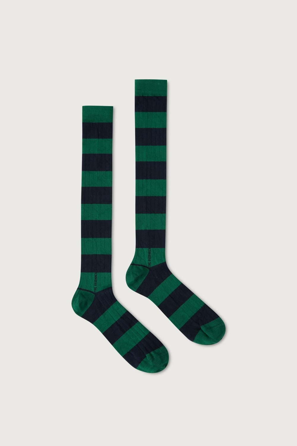 The Sock Rayas Azul y Verde Long-zoom-1