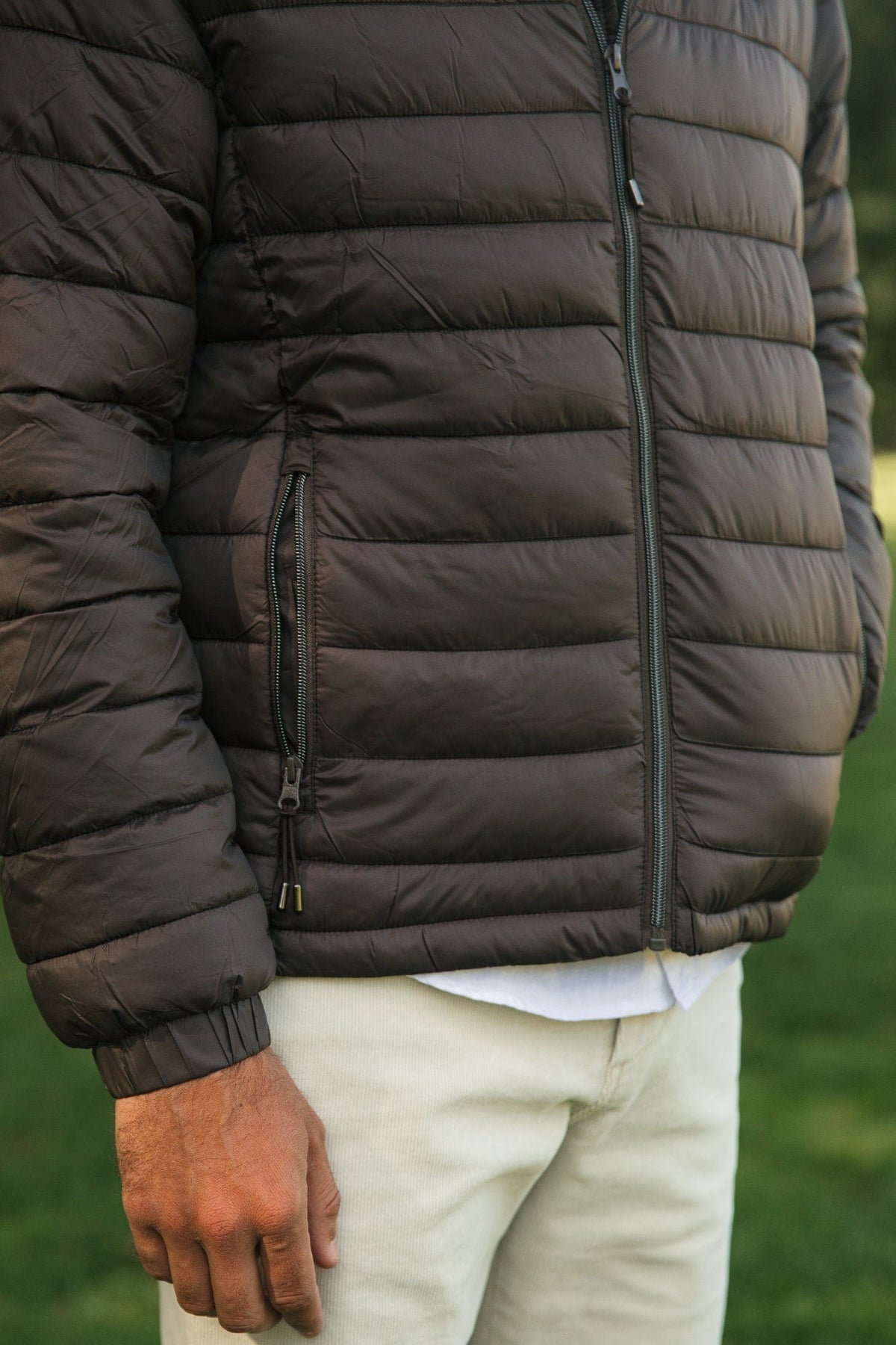 The Chaqueta Acolchada Marron