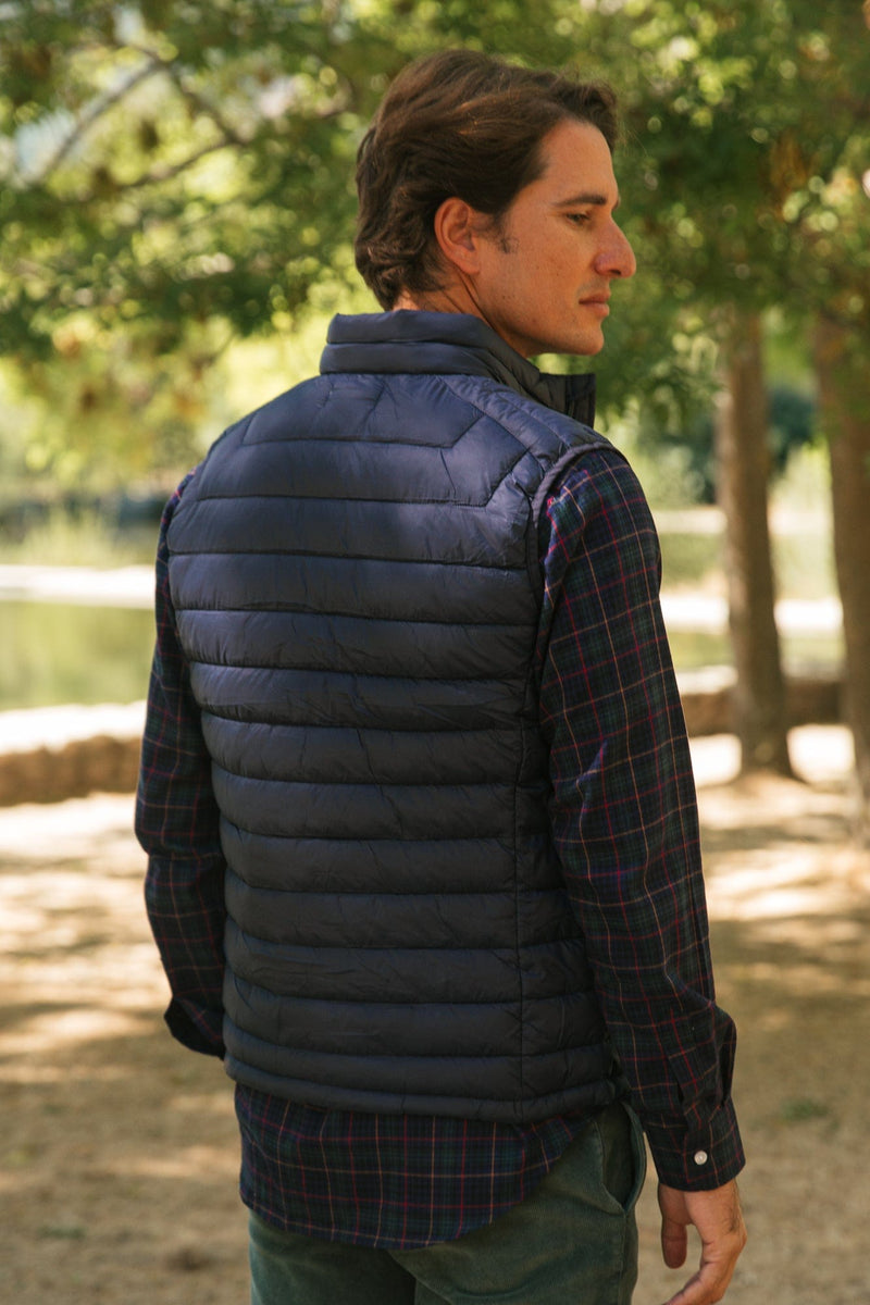 The Chaleco Acolchado Marino-zoom-