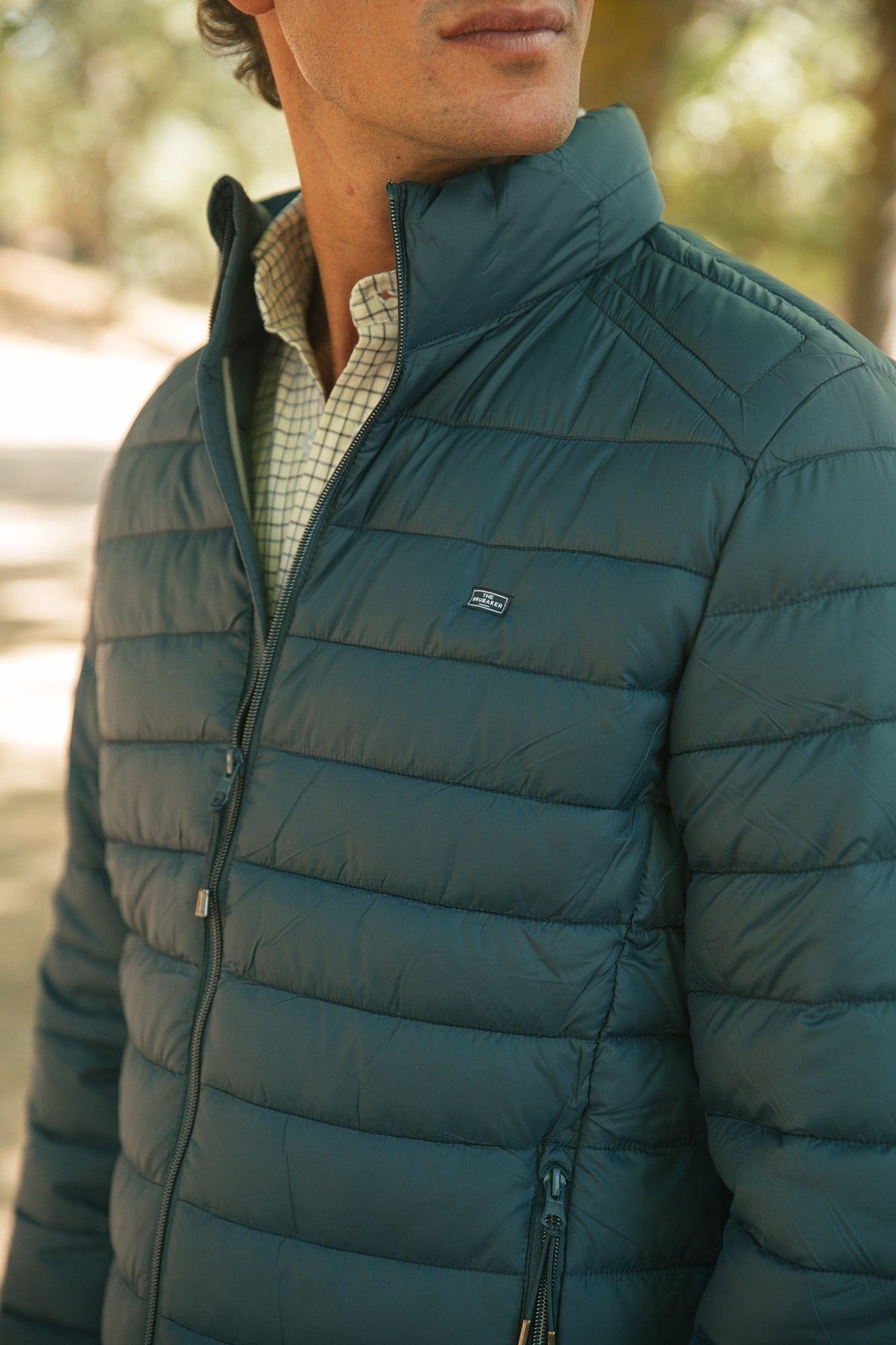The Chaqueta Acolchada Azul Petroleo