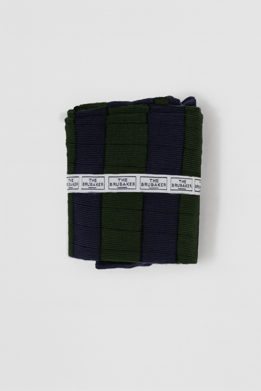 The Sock Rayas Khaki y Azul Long-1