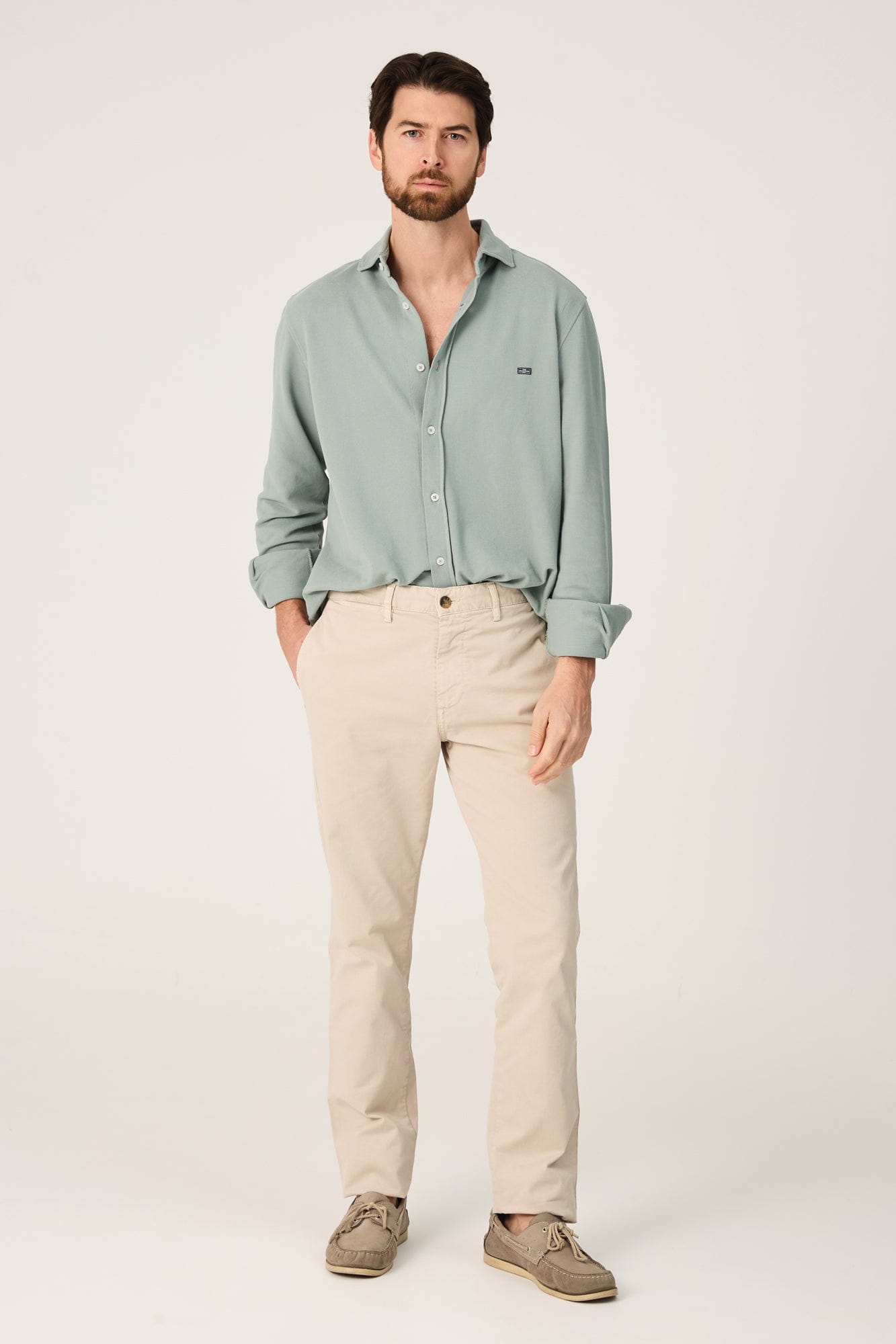 The Cotton Camisa Verde Formentor-1