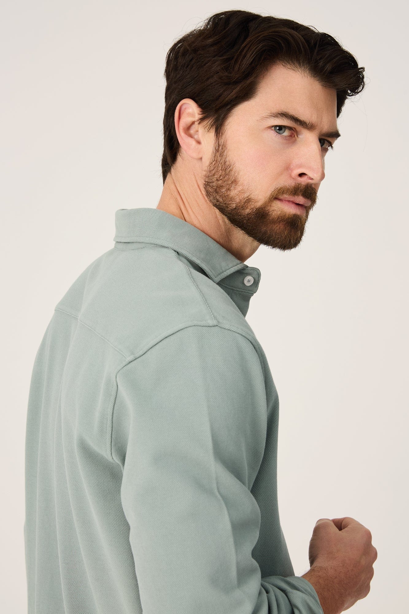 The Cotton Camisa Verde Formentor-3