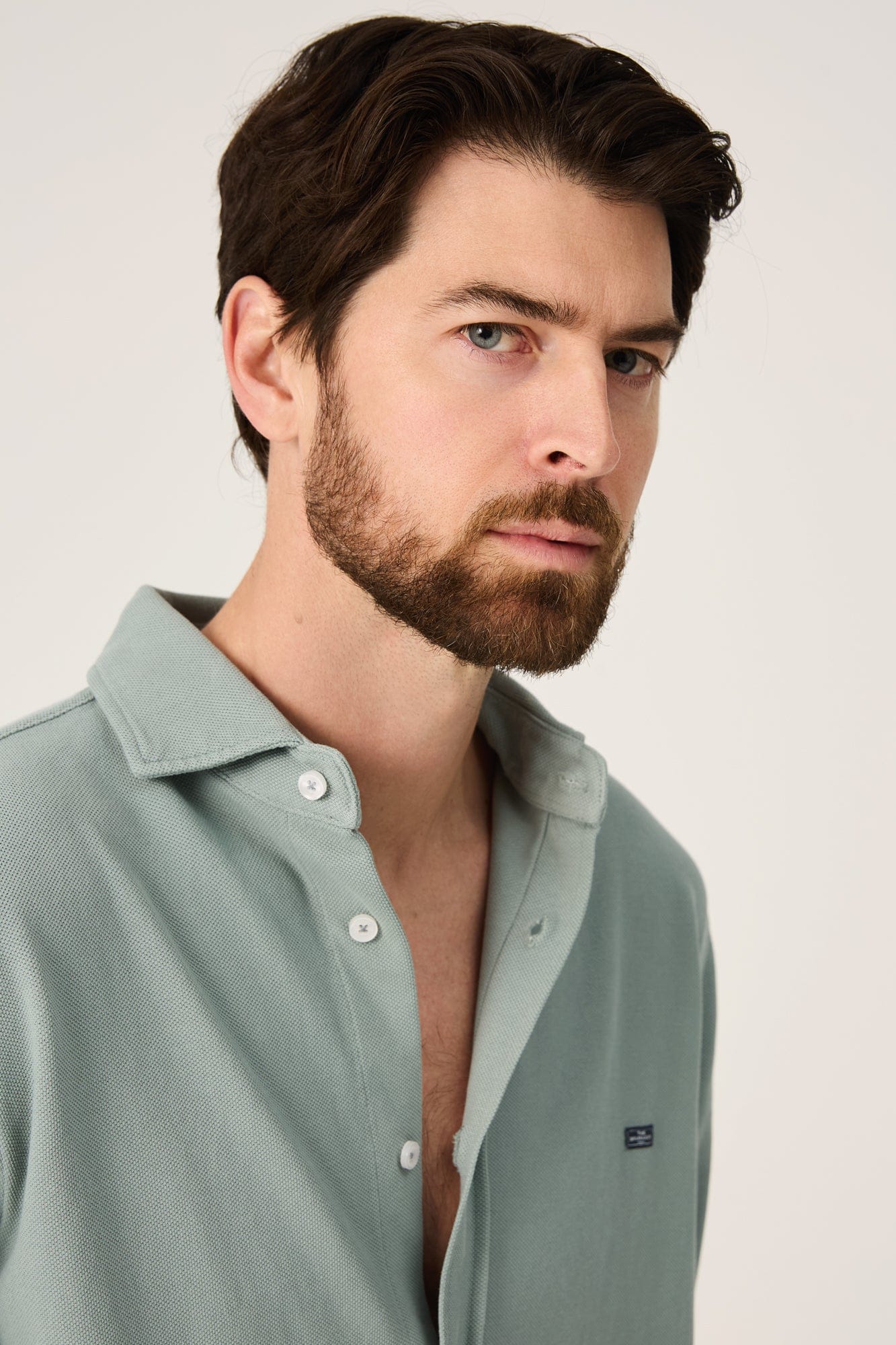 The Cotton Camisa Verde Formentor