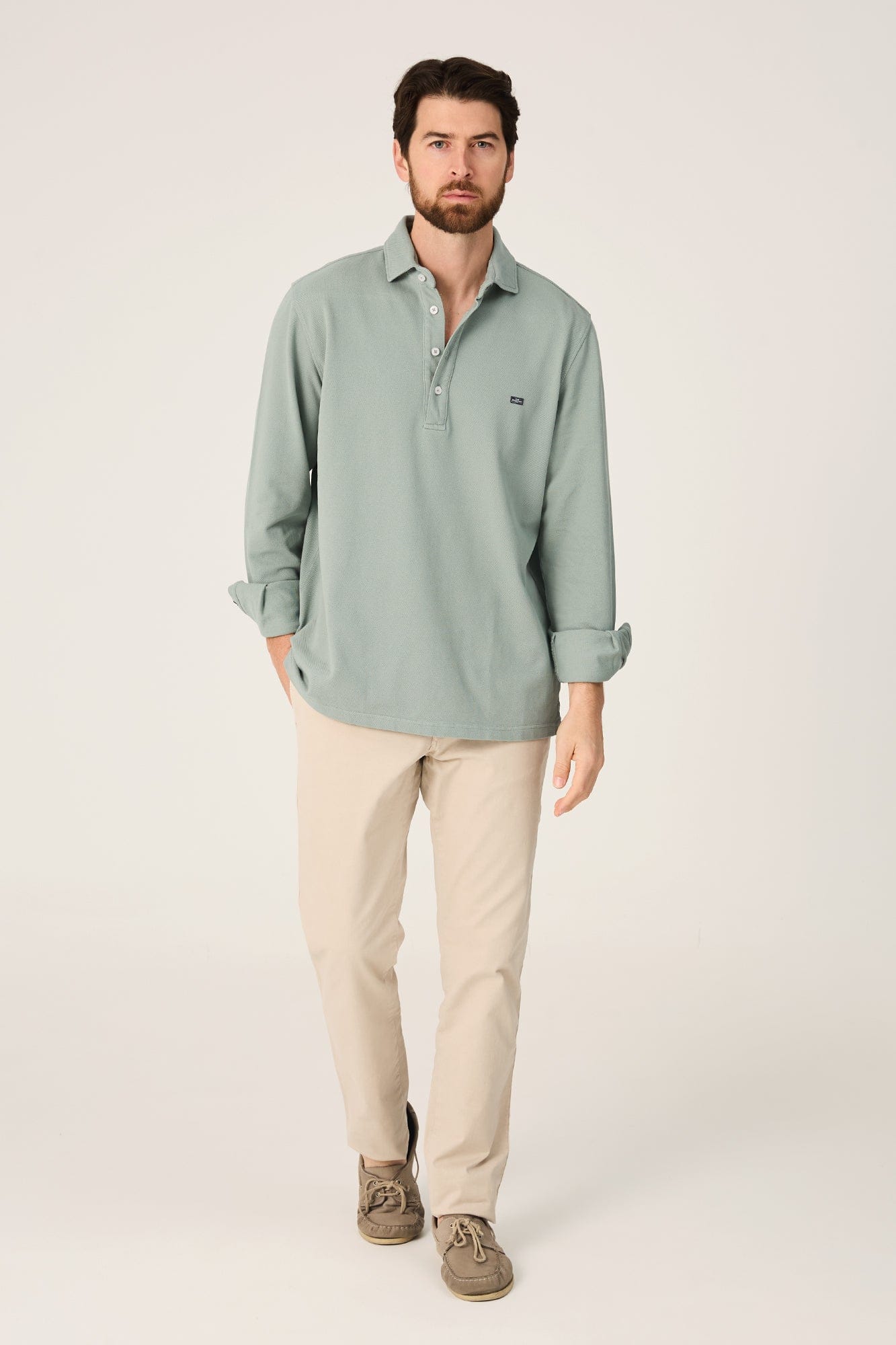 The Cotton Polera Verde Formentor