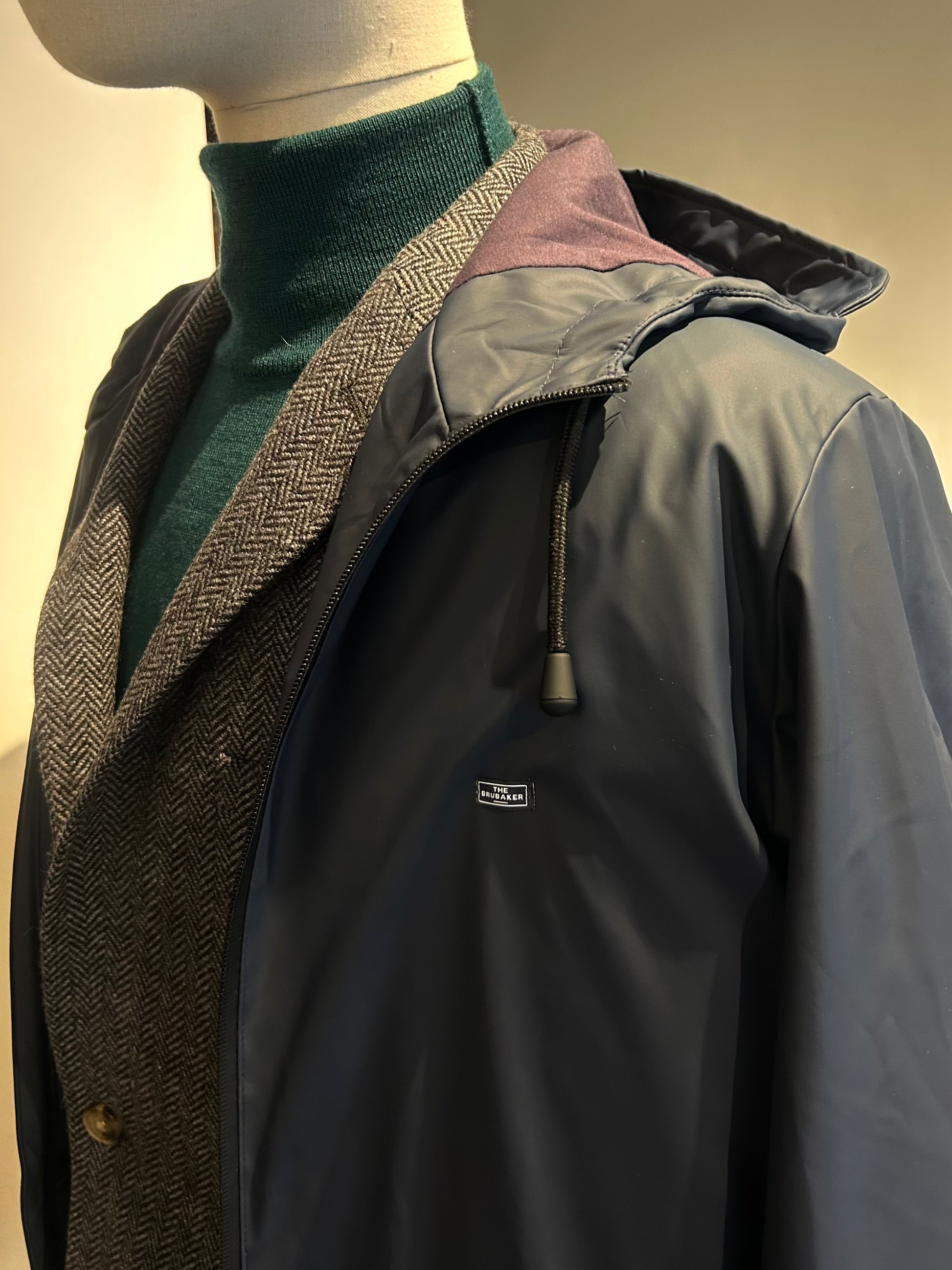 The Windbreaker Azul Marino-1