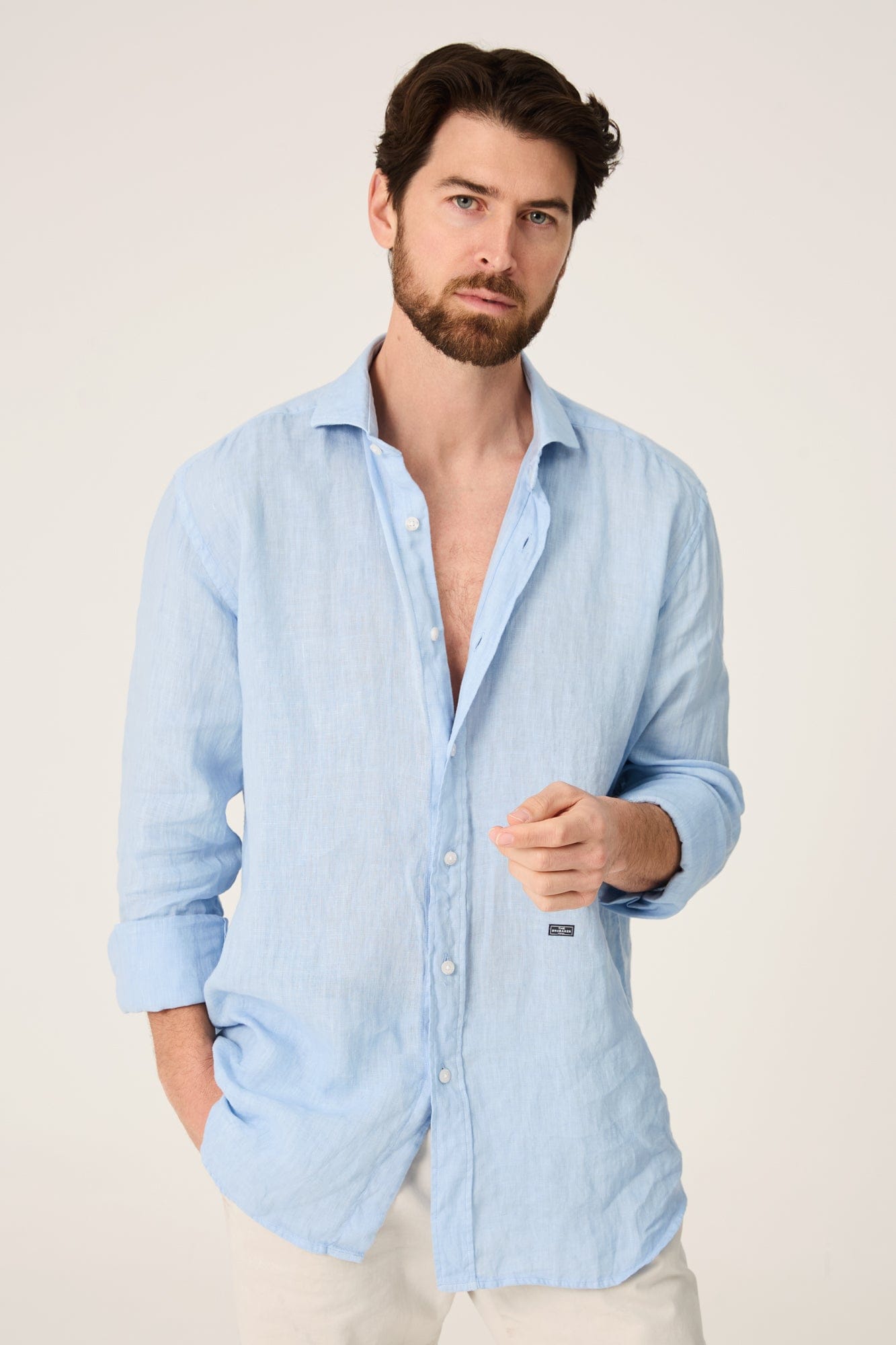 The Lino Camisa Azul Cadaqués-2