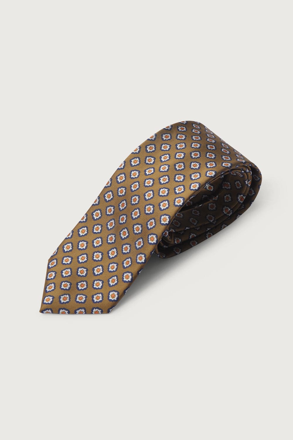 The Silk Tie Ocre Figuras-zoom-1