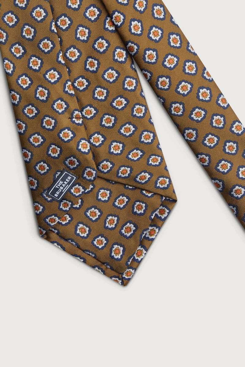 The Silk Tie Ocre Figuras-zoom-