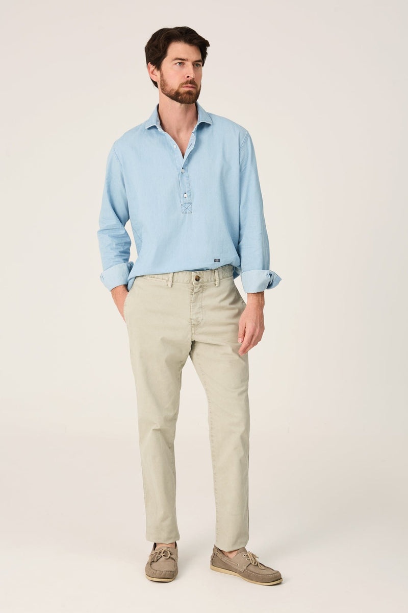 The Denim Polera Azul Claro-zoom-