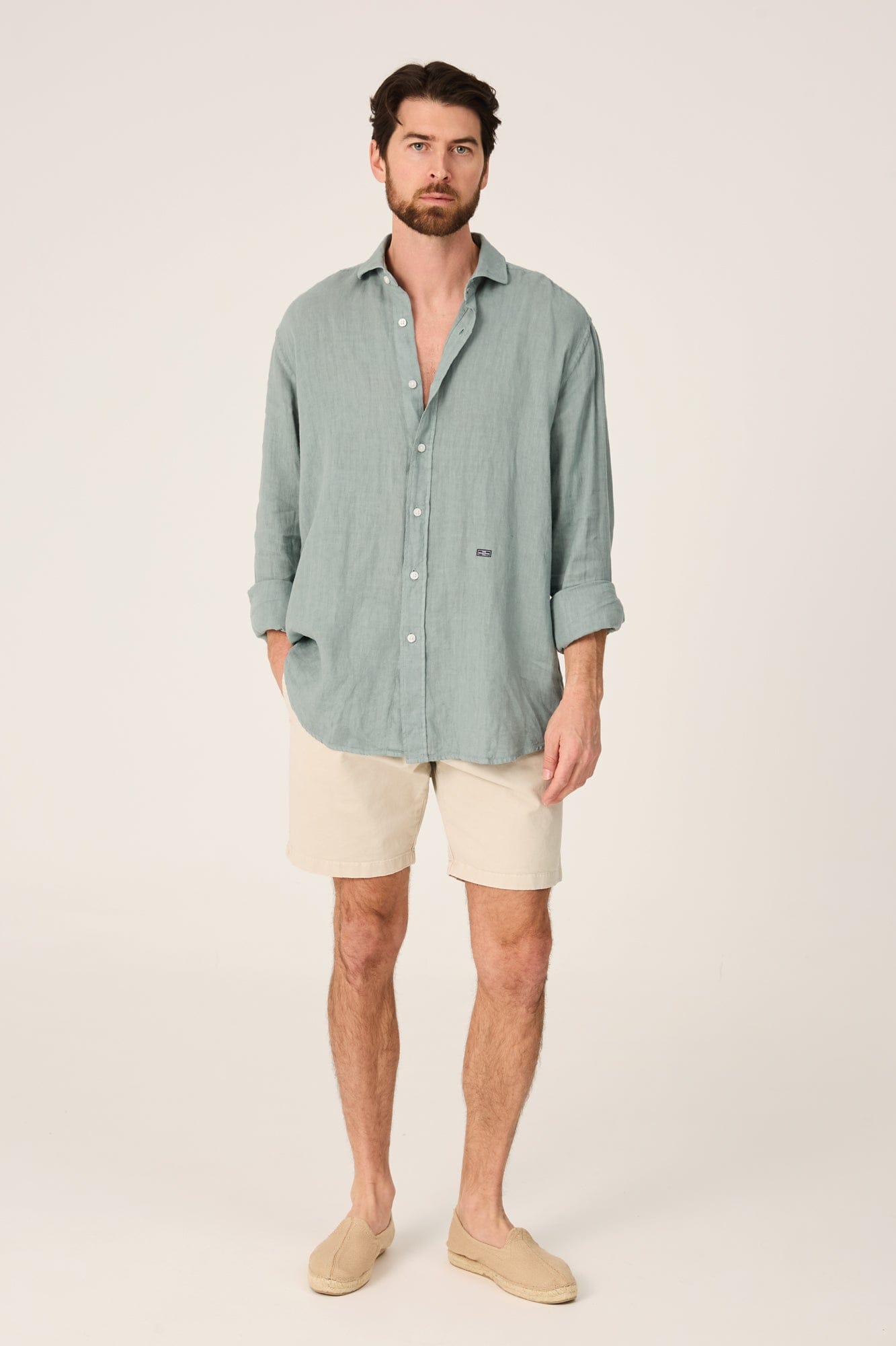 The Lino Camisa Verde Formentor-1
