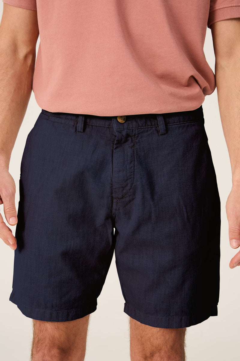 The Bermuda Lino Azul Marino-zoom-