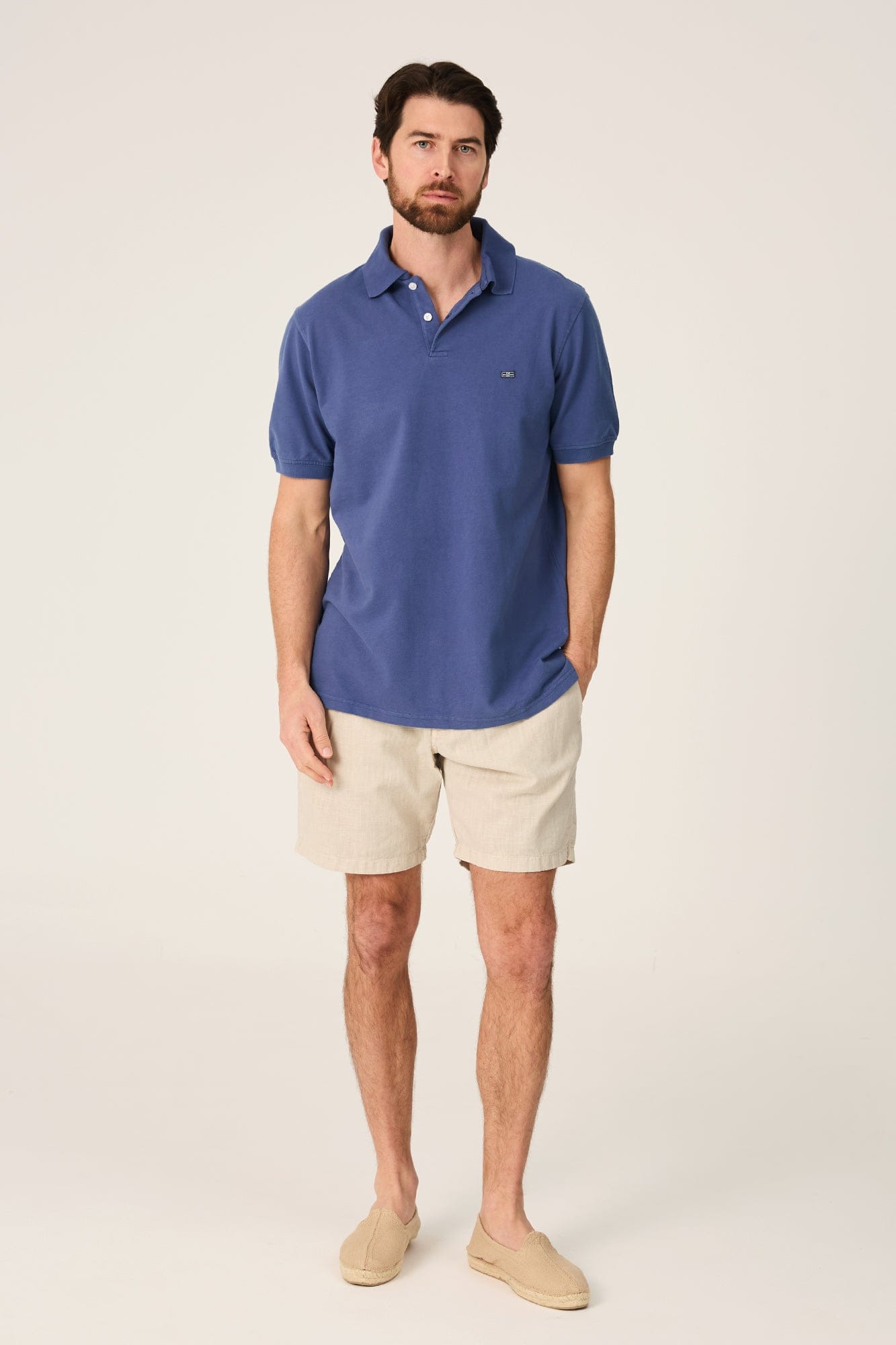 The Cotton Polo Azul Tabarca-1