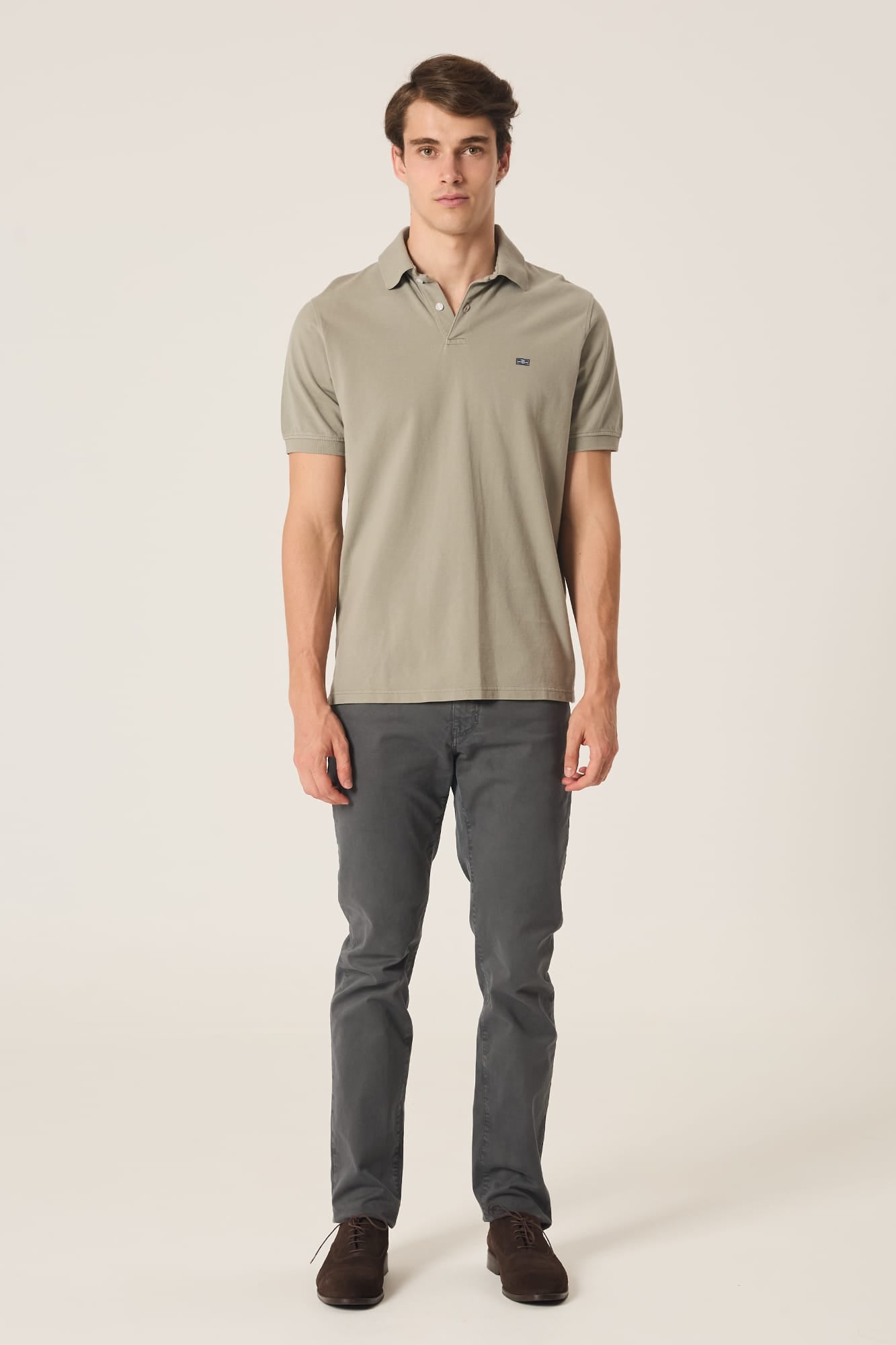 The Cotton Polo Marrón Castañeda-zoom-1