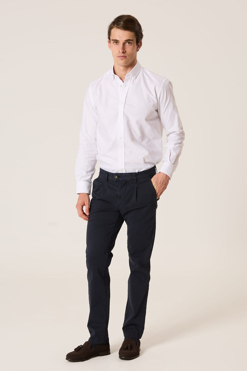The Chino Pinza Regular Fit Azul Marino-zoom-