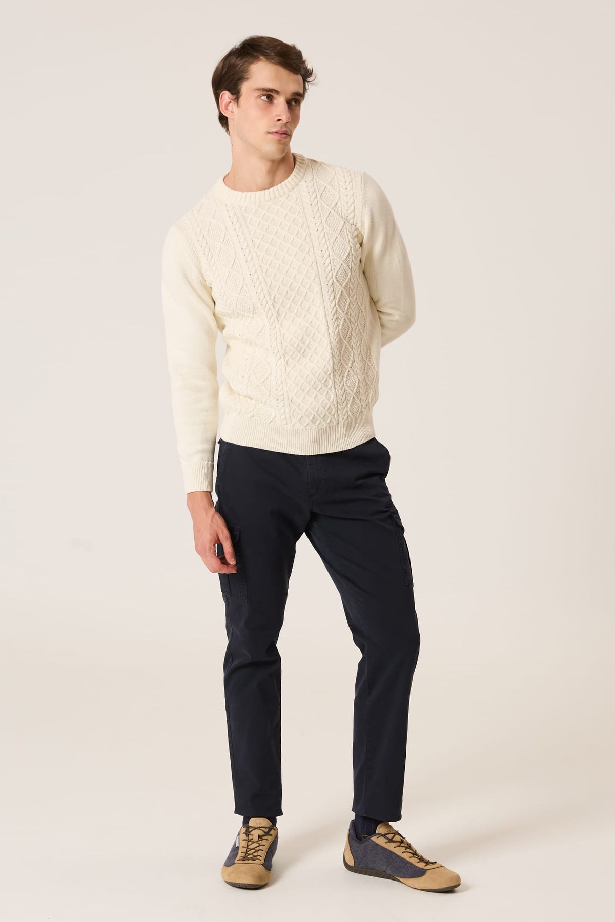 The Cable Knit Sweater Crudo