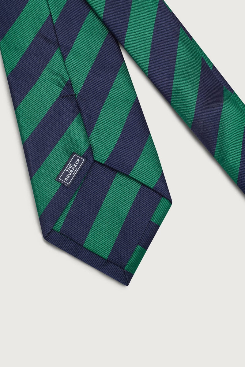 The Special Silk Tie Rayas Verde-zoom-