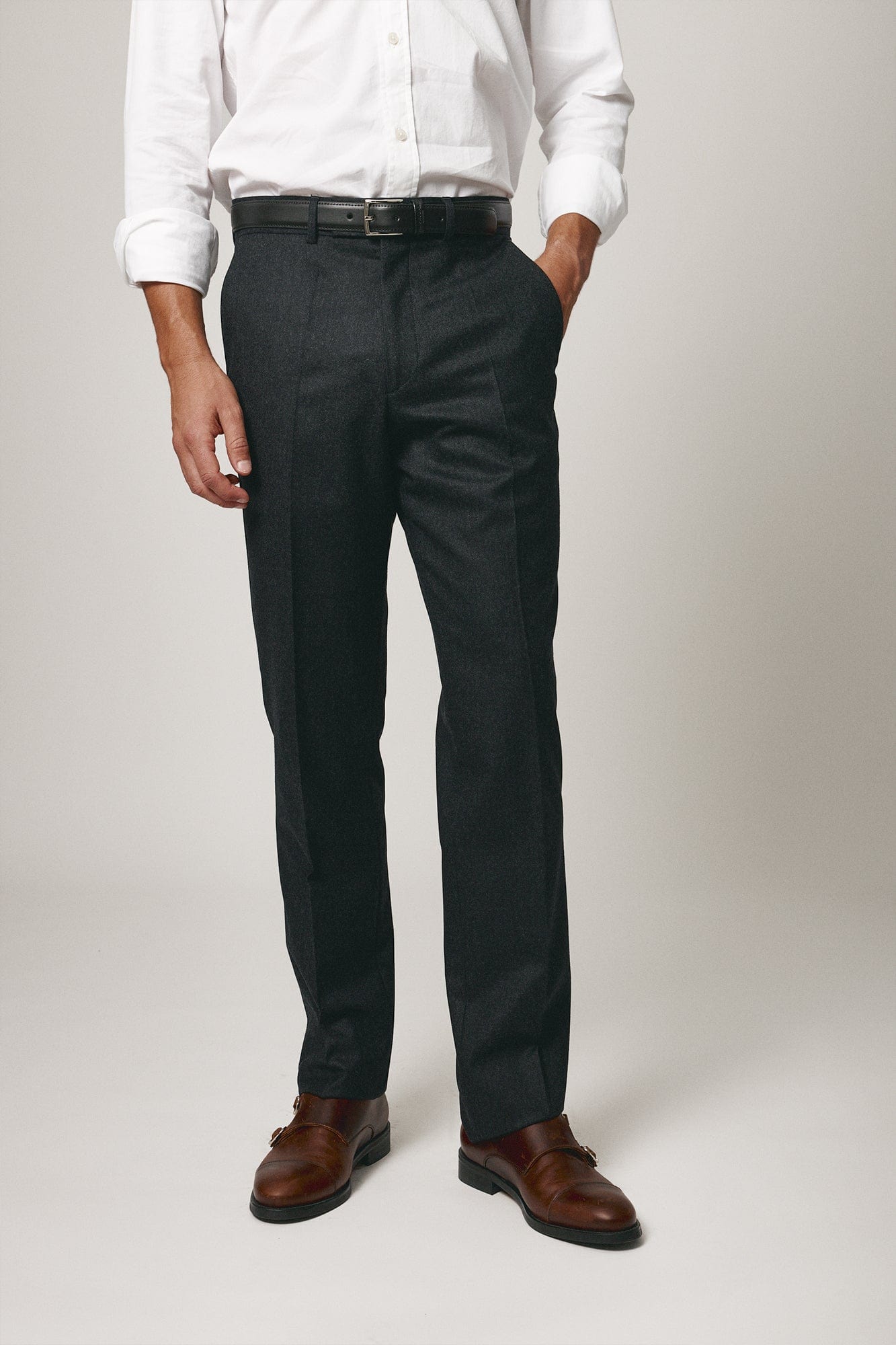 The Flannel Pant Gris Pisuerga-zoom-1