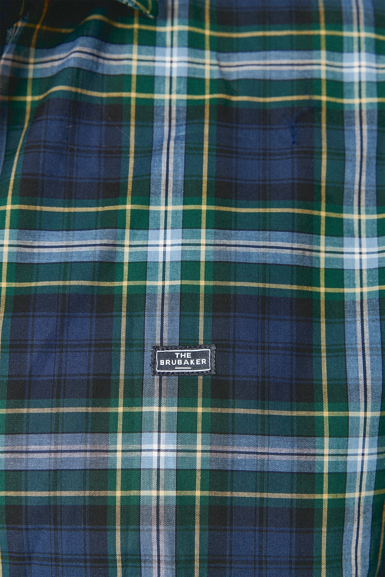 The Scot Cuadro Verde y Amarillo Fondo Azul Marino-3