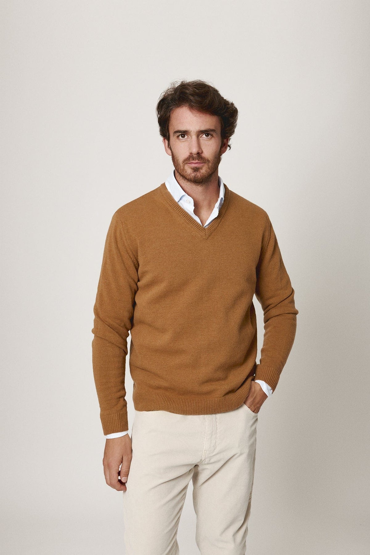 The Lambswool Pico Camel-2