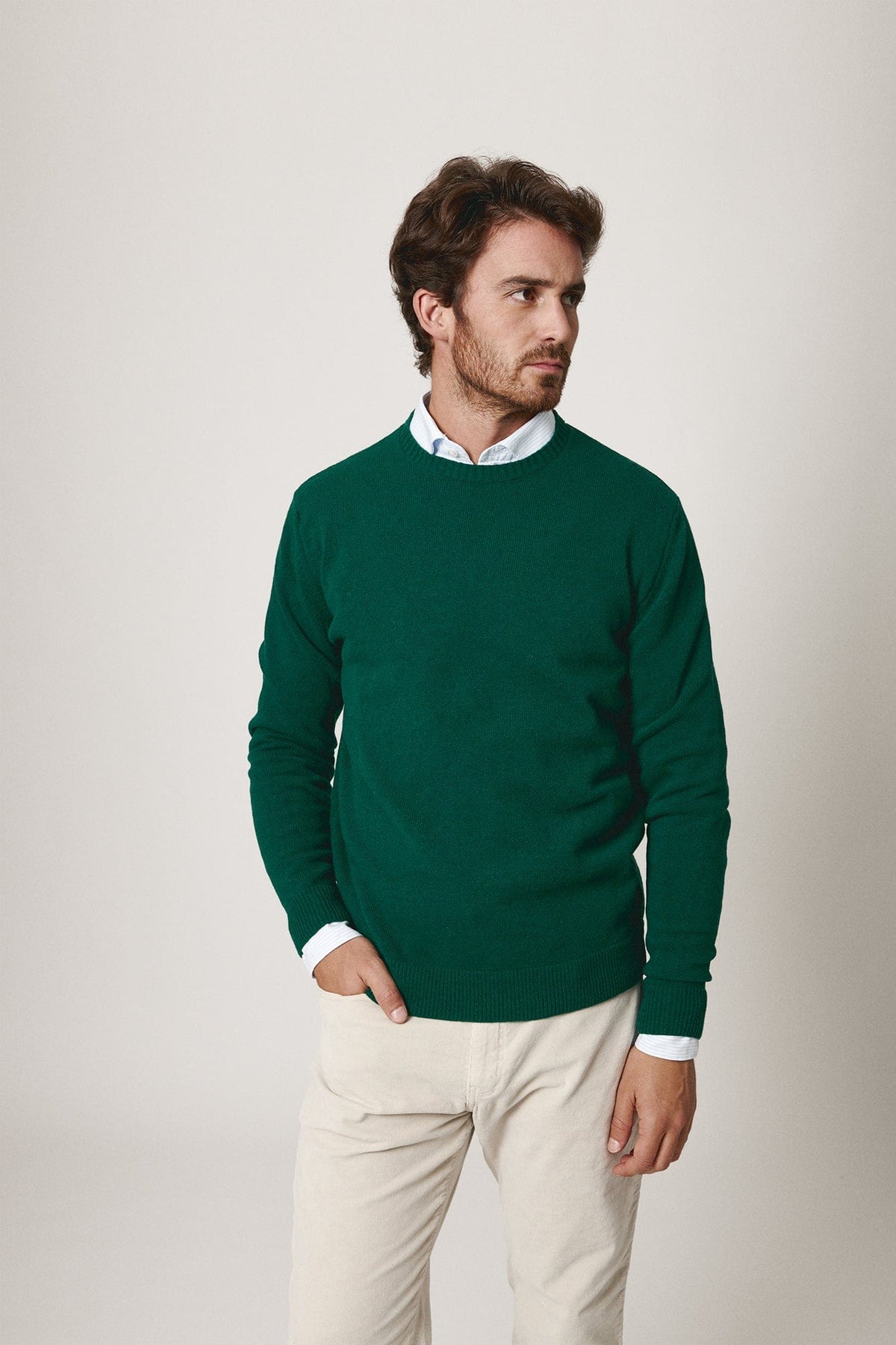 The Lambswool Scoop  Verde Ciudadela-zoom-1
