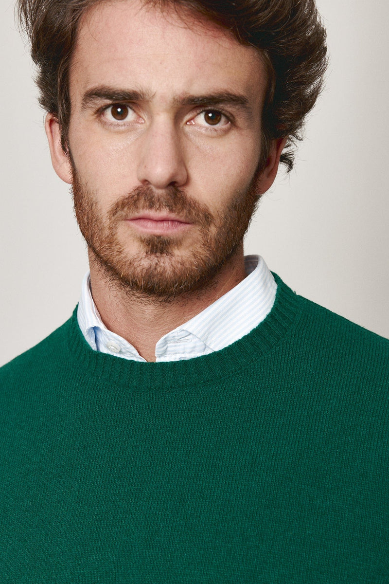 The Lambswool Scoop  Verde Ciudadela-zoom-