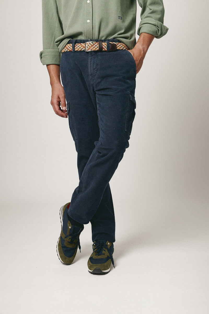 The Chino Micropana Cargo Azul Marino-zoom-