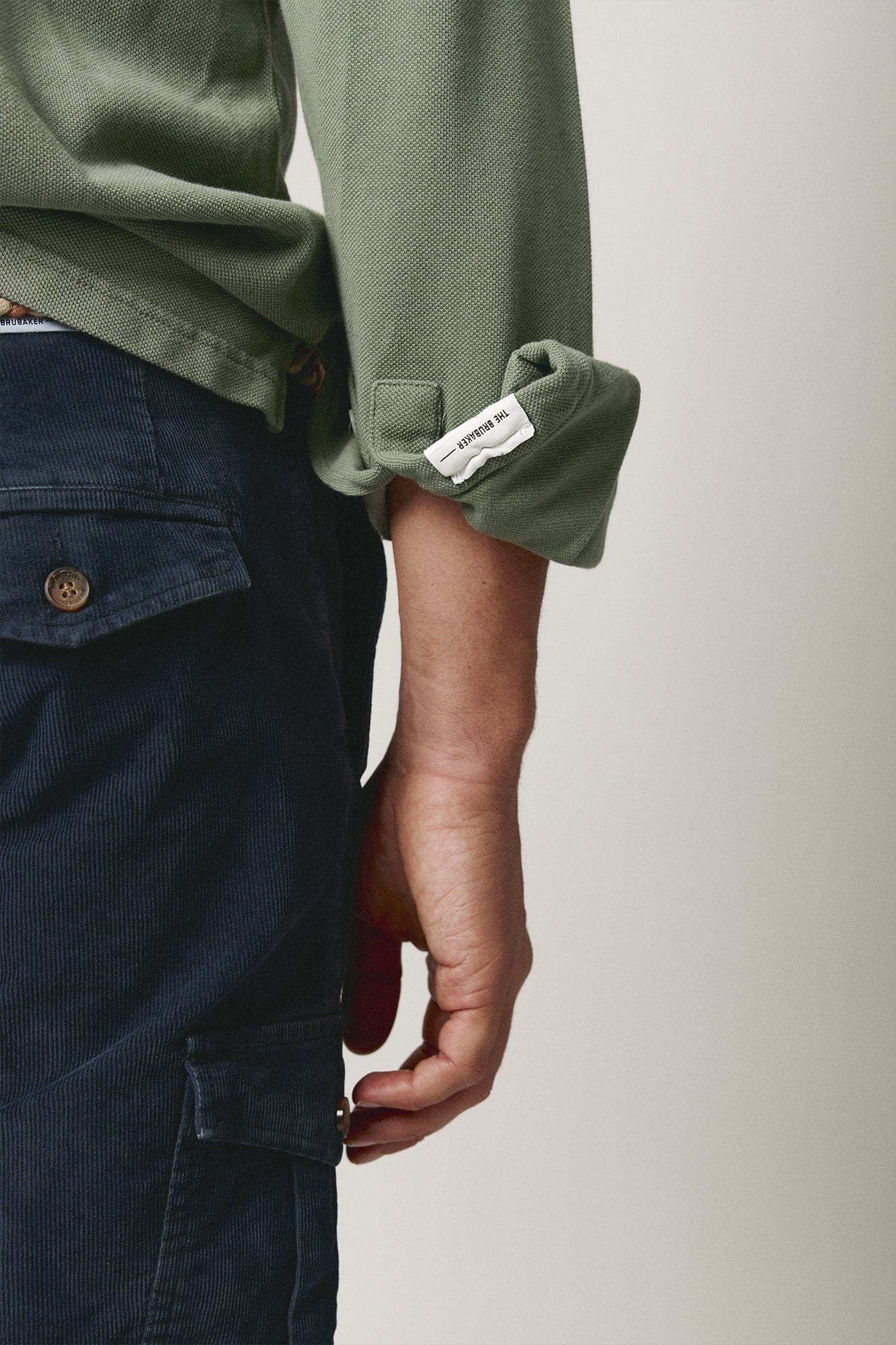 The Cotton Polera Verde Khaki-zoom-3