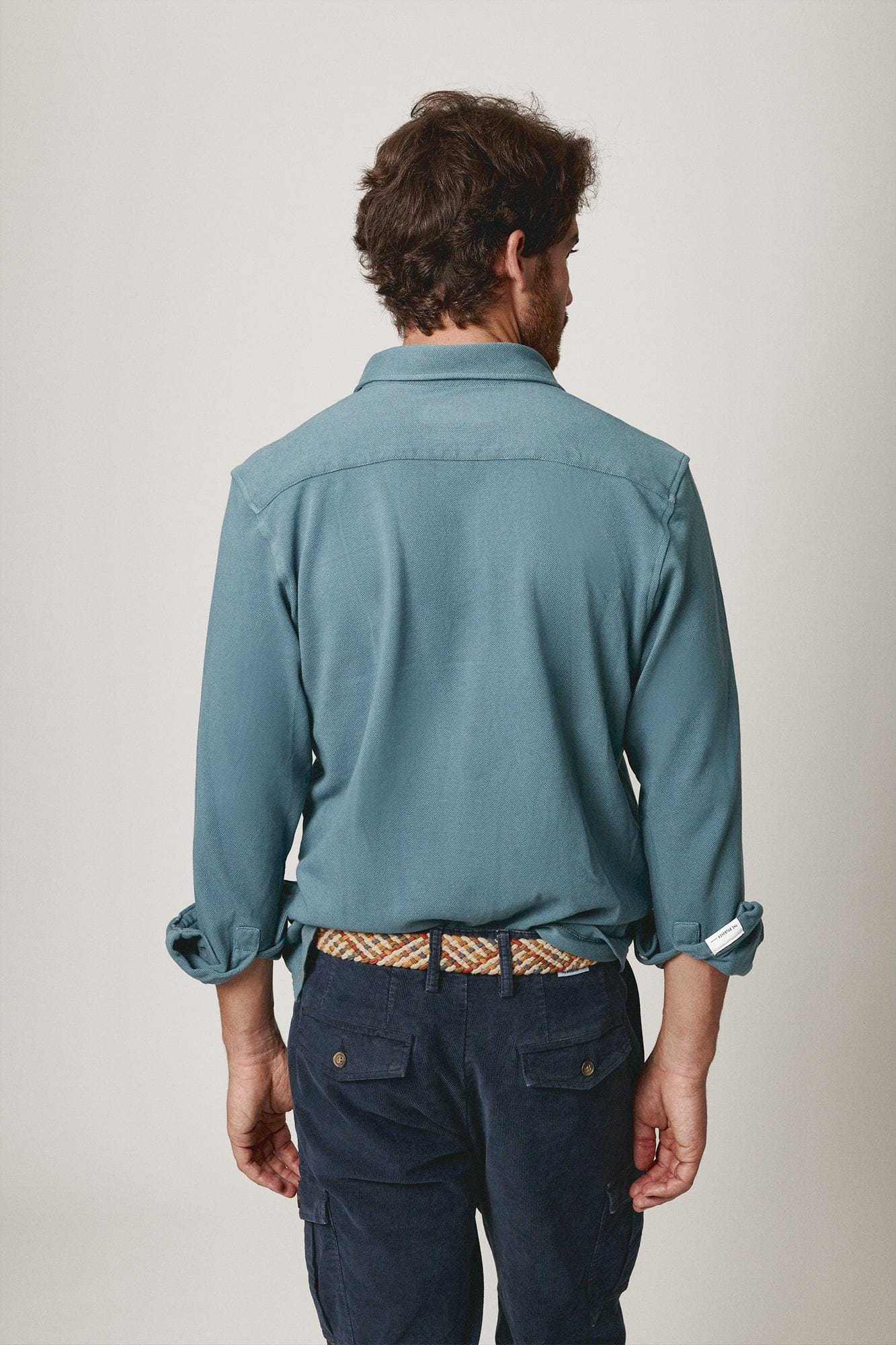 The Cotton Camisa Azul Covas-3