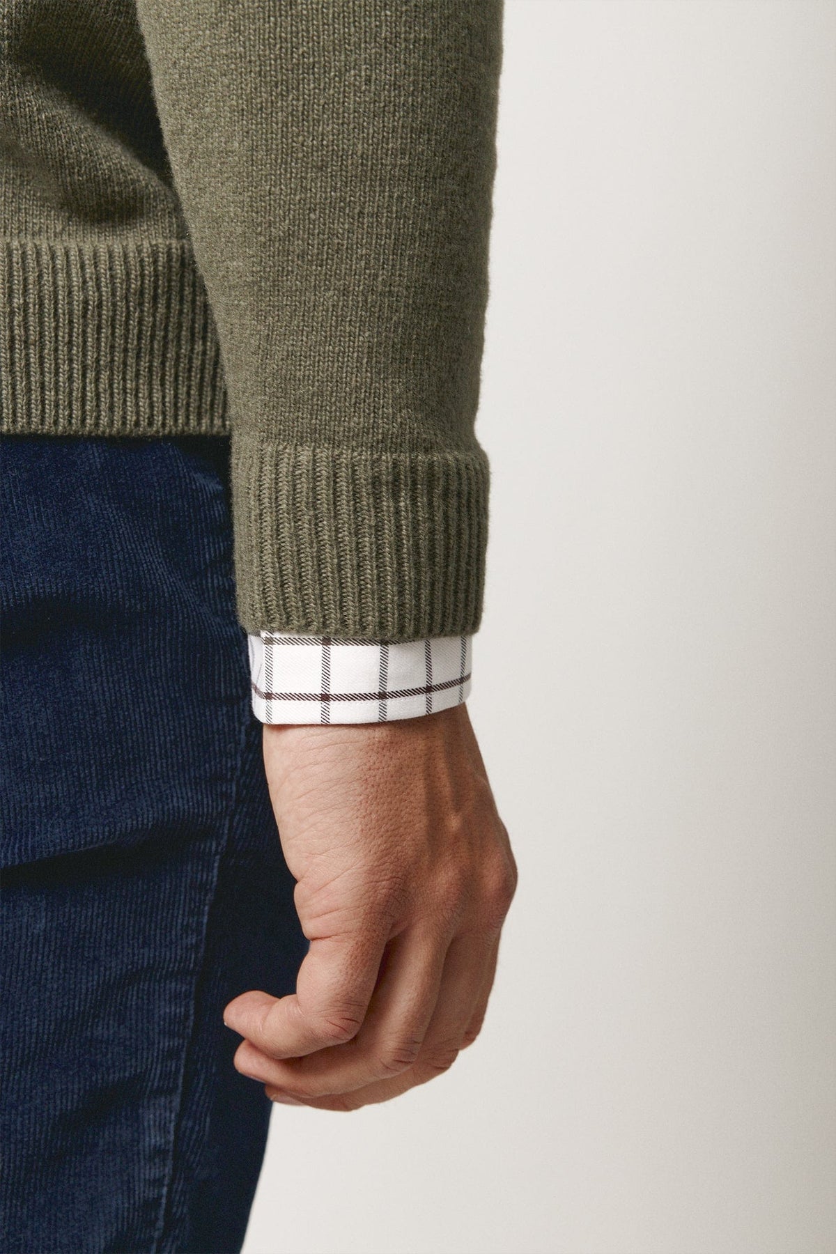 The Lambswool Botones Verde Pino-4