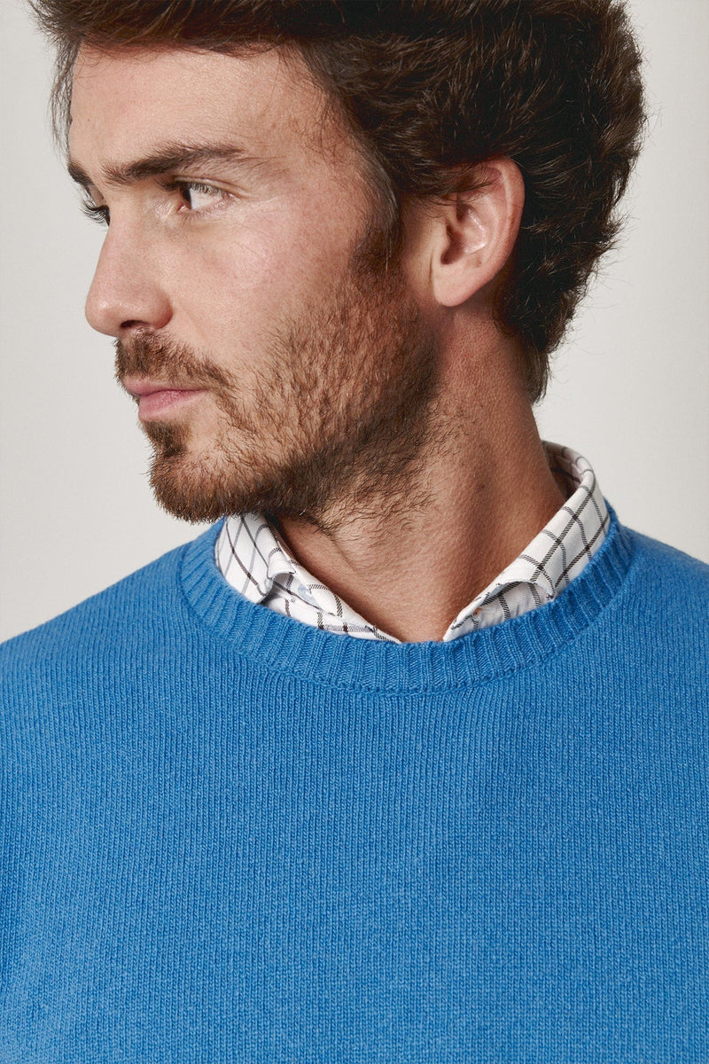 The Lambswool Scoop Azul Juzcar-zoom-