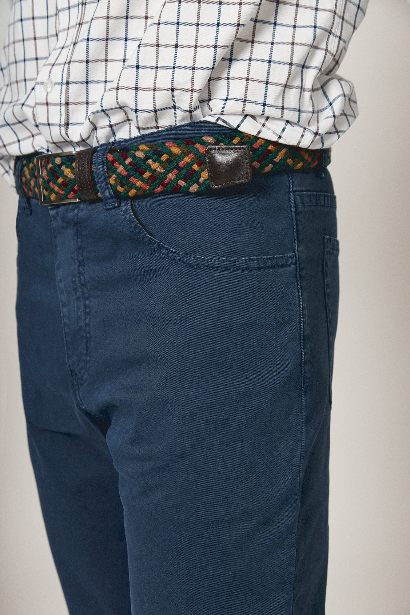 The 5 Pocket Azul Marín-3