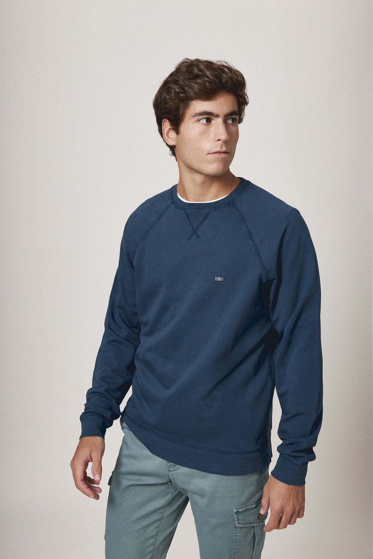 The Cotton Sudadera Azul Pedreña-2