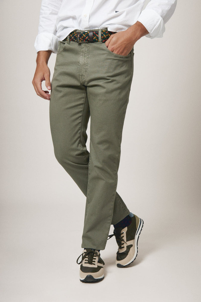 The 5 Pocket Grainy Verde Santander-zoom-