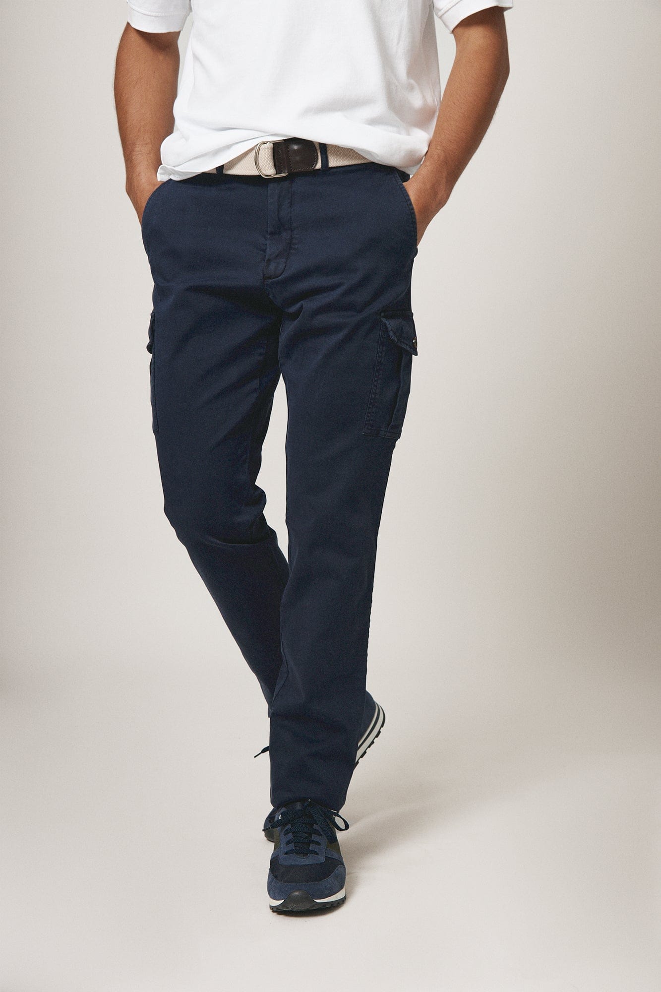 The Chino Cargo Azul Marino-zoom-1