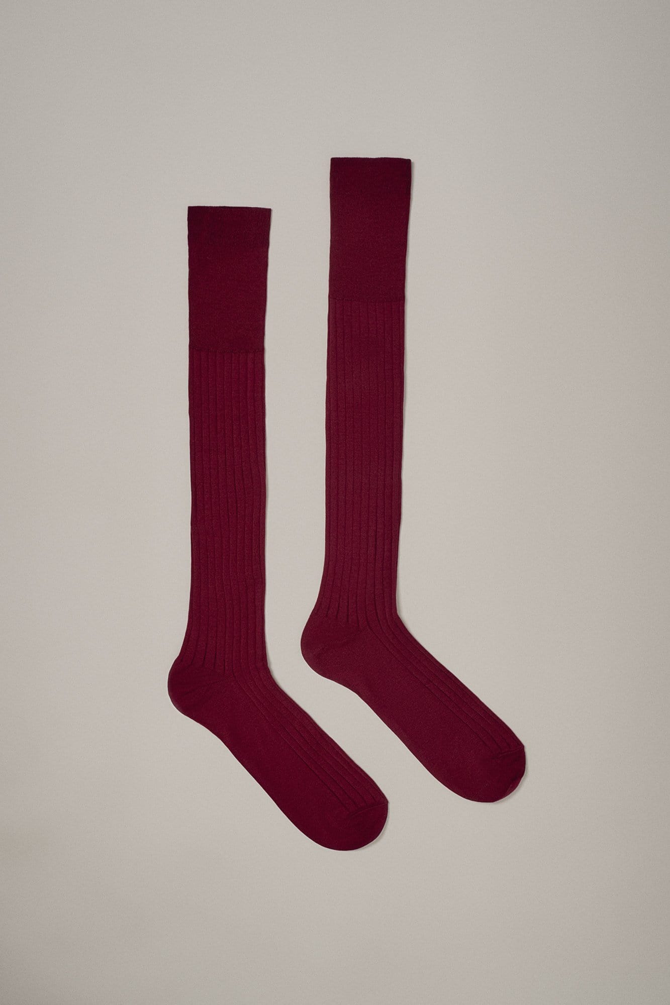The Sock Hilo Escocia Grana Long-zoom-2