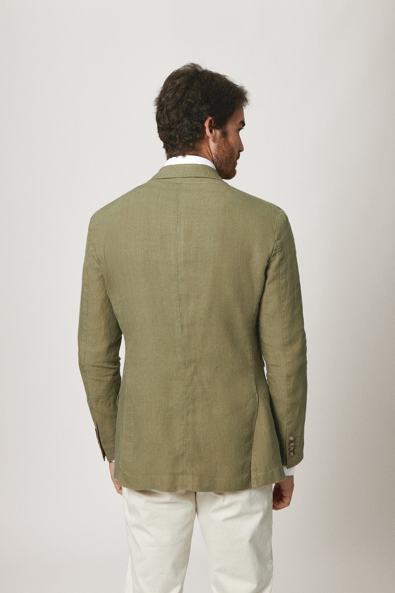 The Blazer Lino Verde Medio