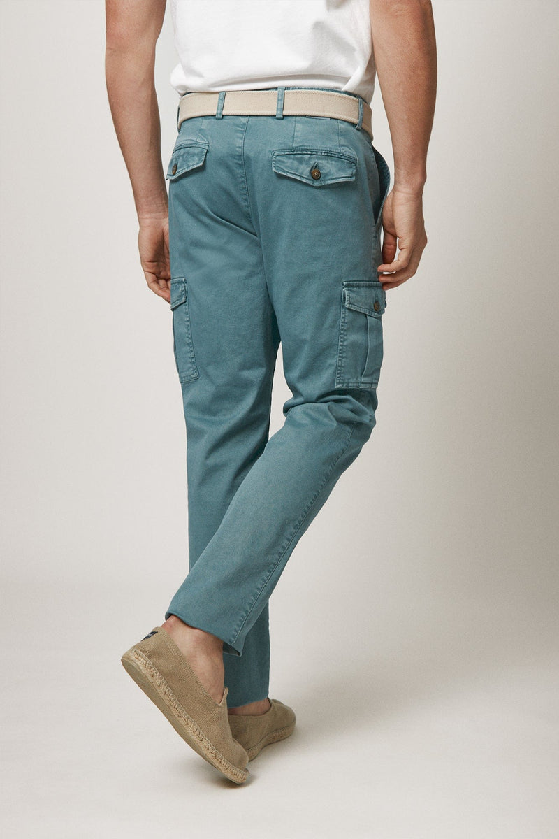 The Chino Cargo Verde Comillas-zoom-