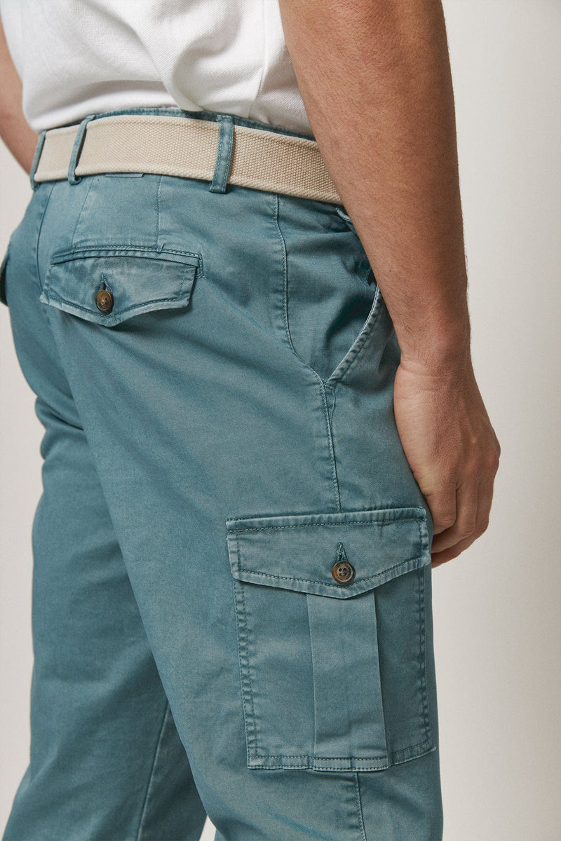 The Chino Cargo Verde Comillas-zoom-