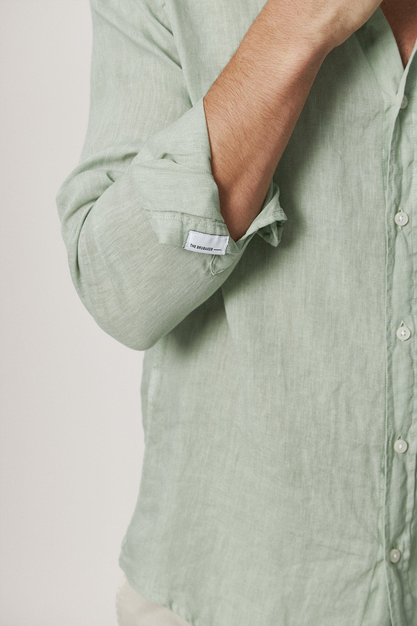 The Lino Camisa Verde Salinas