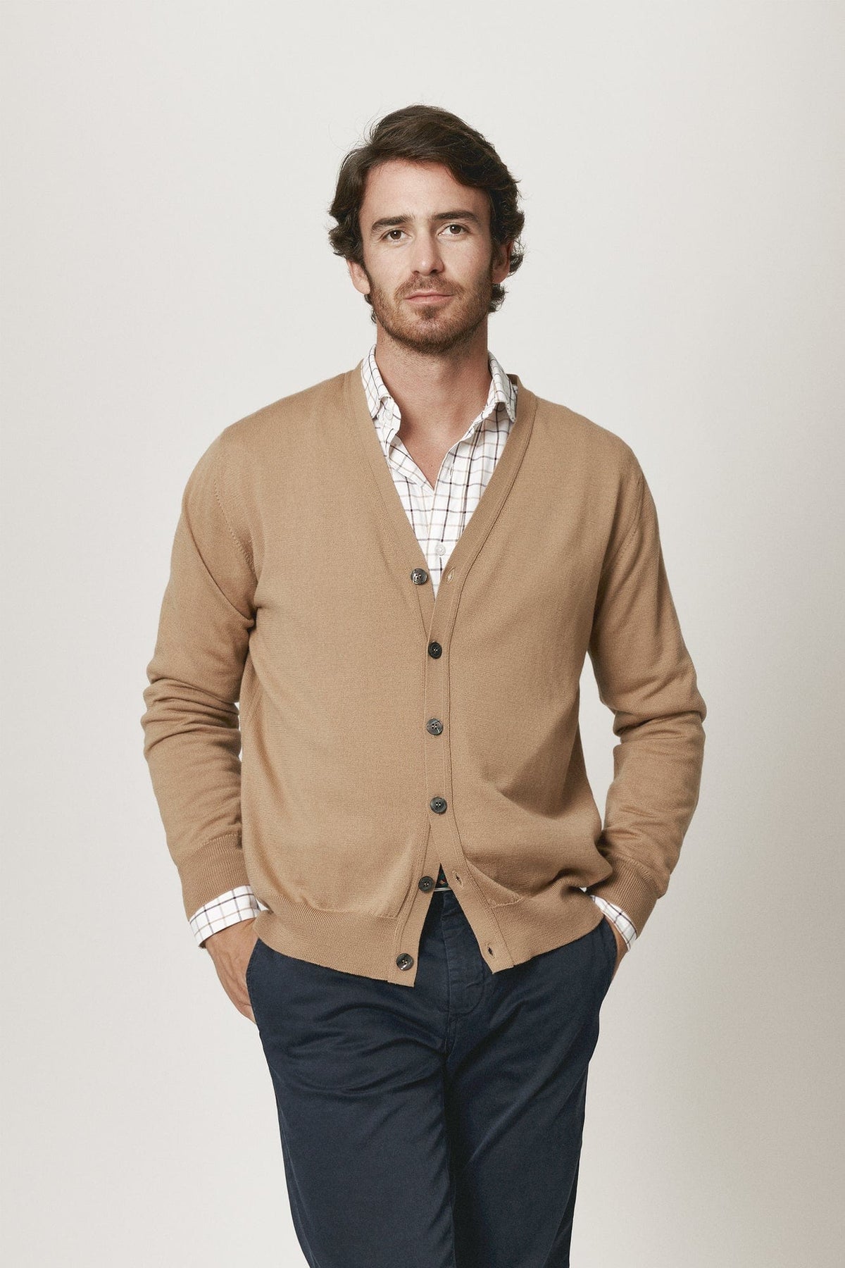 The Cardigan Merino Camel-zoom-1