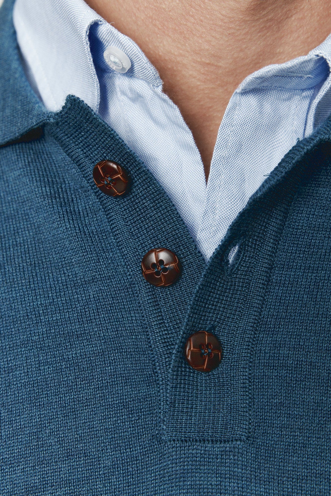 The Jersey Merino Polo Azul Juzcar-4