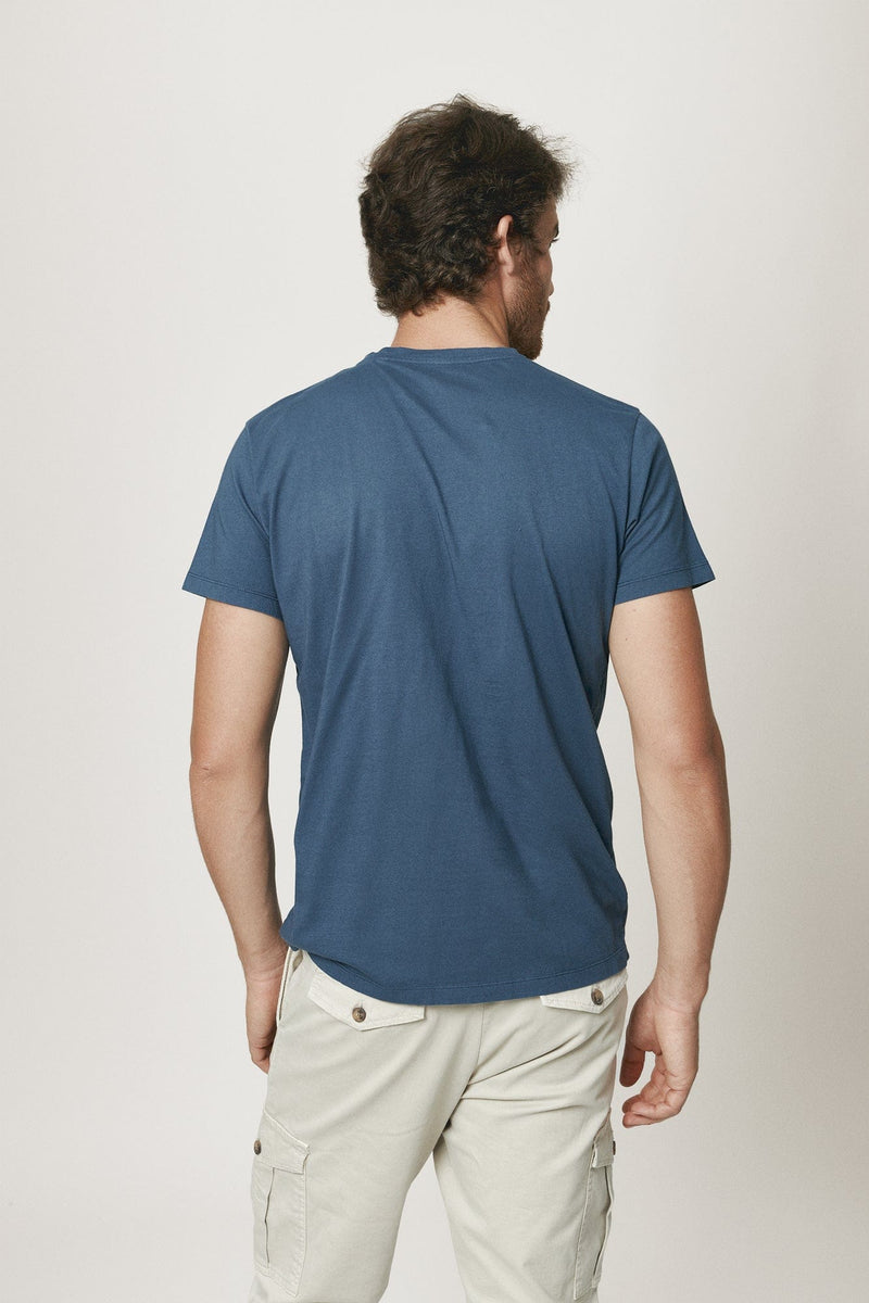 The Cotton T Shirt Azul Covas-zoom-