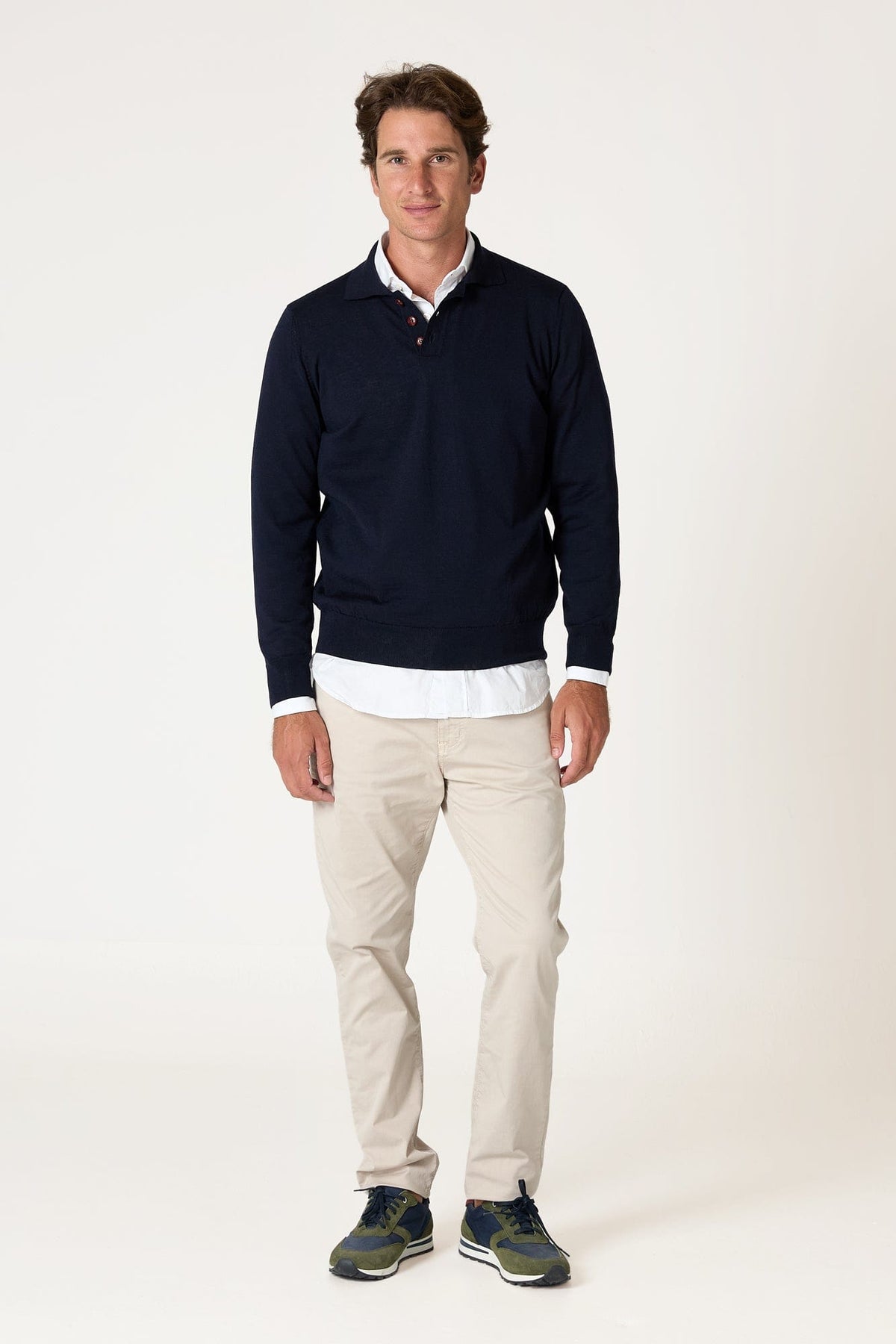 The Jersey Merino Polo Azul Marino-1