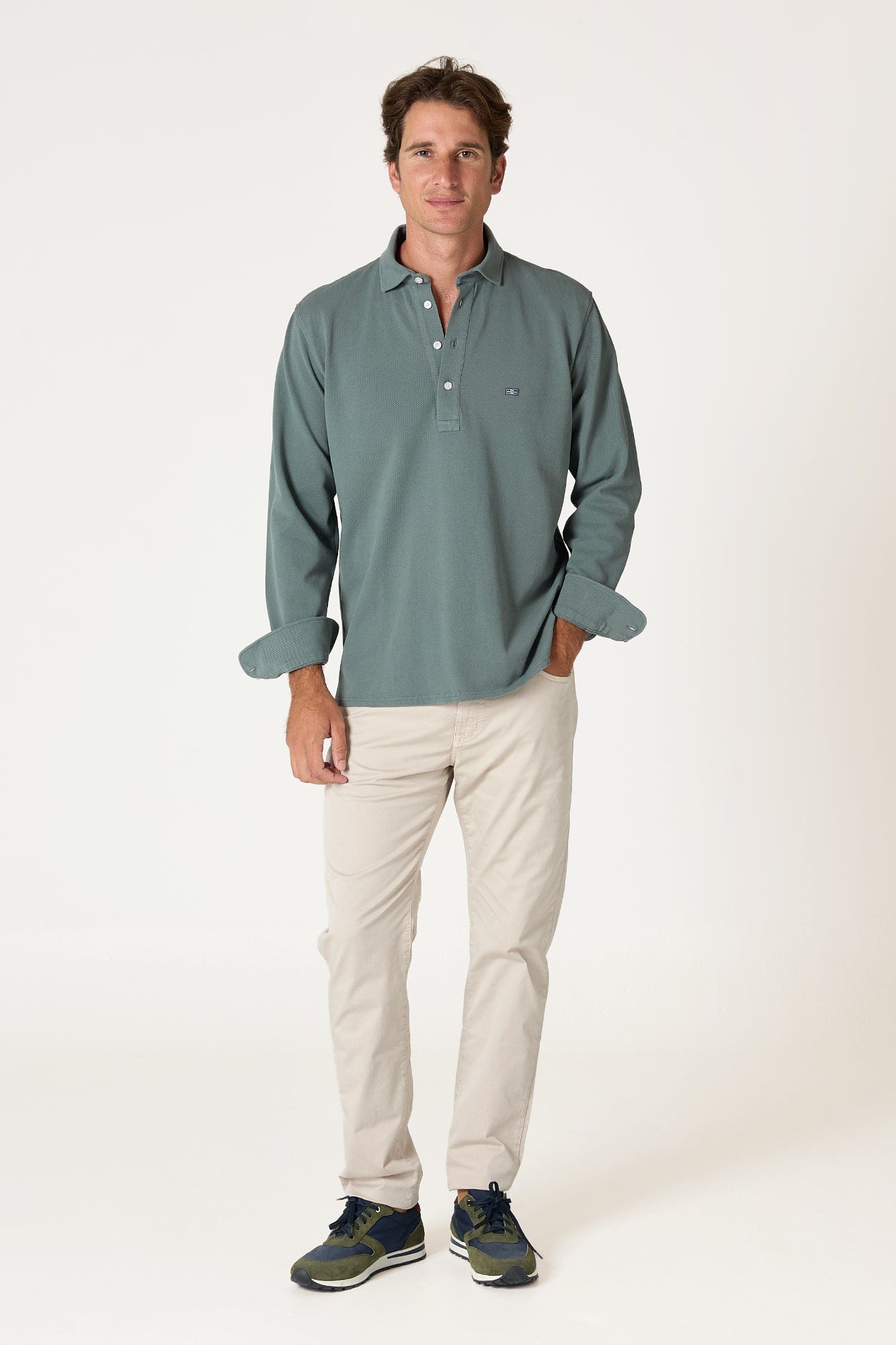 The Cotton Polera Verde Valledemossa-zoom-1